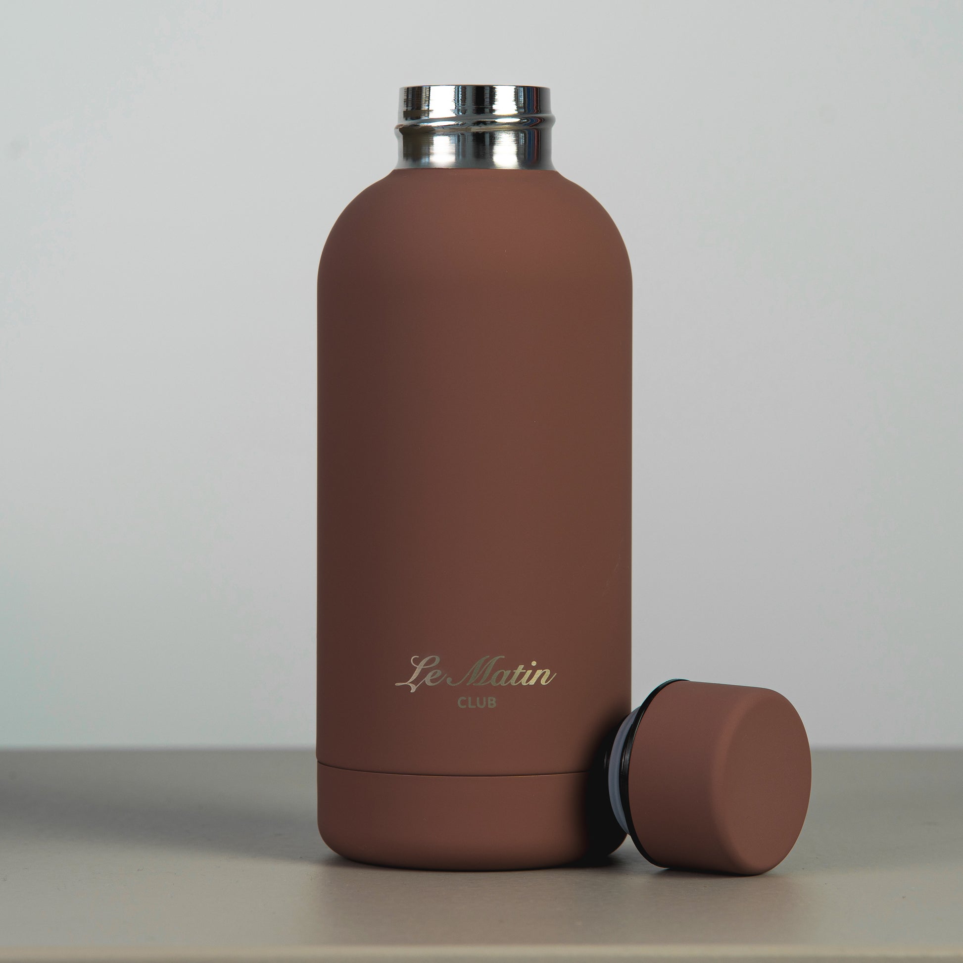 Brown Le Matin thermo bottle no cap